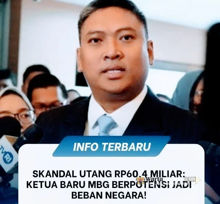 Ketua Baru MBG Disorot: Utang Pribadi Puluhan Miliar Picu Pertanyaan Publik